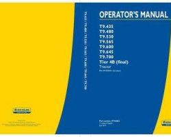 Operator's Manual for New Holland Tractors model T9.530