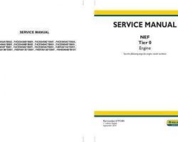 Service Manual for New Holland Engines model F4CE0454A*B602