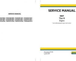 Service Manual for New Holland Engines model F4CE0654G*B601