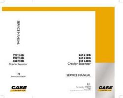 Case Excavators model CX230B Service Manual