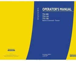 Operator's Manual for New Holland Tractors model T5.120