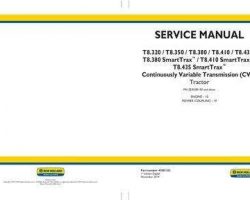 Engine Service Manual for New Holland Tractors model T8.380 SmartTrax