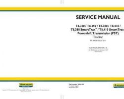 Electrical Wiring Diagram Manual for New Holland Tractors model T8.410 SmartTrax