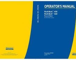 Operator's Manual for New Holland Balers model Roll-Belt 460