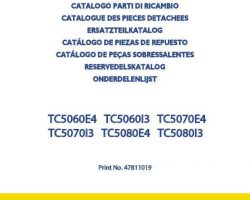 Parts Catalog for New Holland Combine model TC5060