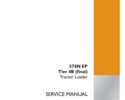 Case Loader backhoes model 570N Service Manual