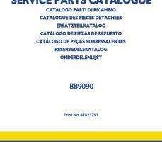 Parts Catalog for New Holland Combine model BB9090