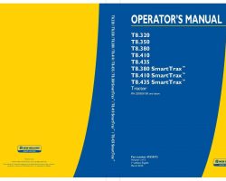 Operator's Manual for New Holland Tractors model T8.380 SmartTrax