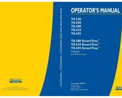 Operator's Manual for New Holland Tractors model T8.380 SmartTrax