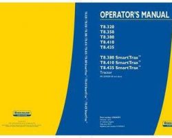 Operator's Manual for New Holland Tractors model T8.380