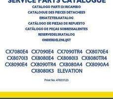 Parts Catalog for New Holland Combine model CX7080