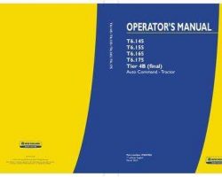 Operator's Manual for New Holland Tractors model T6.155