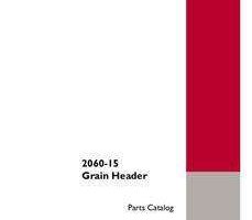 Parts Catalog for Case IH Header model 2060