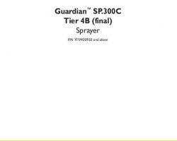 Service Manual for New Holland Sprayers model Guardian SP.300C