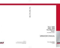 Operator's Manual for Case IH Sprayers model Titan 4540