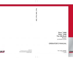 Operator's Manual for Case IH Sprayers model Titan 3040