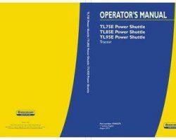 Operator's Manual for New Holland Tractors model TL85E