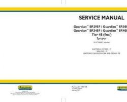 Electrical Wiring Diagram Manual for New Holland Sprayers model Guardian SP.345F