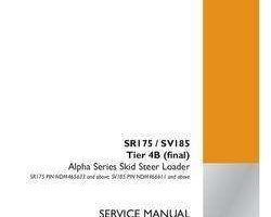 Case Skid steers / compact track loaders model SV185 Service Manual