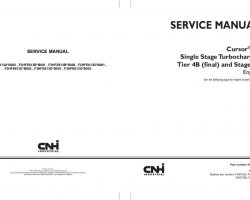 Service Manual for New Holland Engines model F3HFE613A*B003