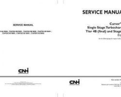 Service Manual for New Holland Engines model F3HFE613G*B001