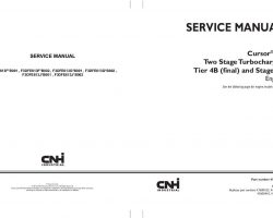 Service Manual for New Holland Engines model F3DFE613F*B001