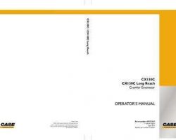 Case Excavators model CX130C Operator's Manual