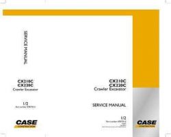 Case Excavators model CX220C Service Manual