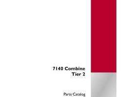 Parts Catalog for Case IH Combine model 7140