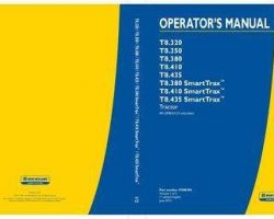 Operator's Manual for New Holland Tractors model T8.435 SmartTrax