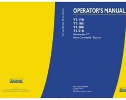 Operator's Manual for New Holland Tractors model T7.210