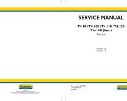 Service Manual for New Holland Tractors model T4.100