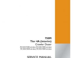Case Dozers model 750M Service Manual