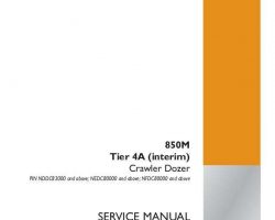 Case Dozers model 850M Service Manual