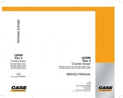 Case Dozers model 1650M Service Manual