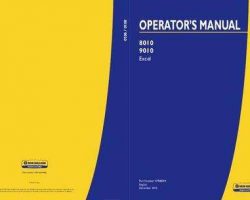 Operator's Manual for New Holland Tractors model 9010
