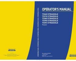 Operator's Manual for New Holland Tractors model TD70