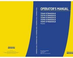 Operator's Manual for New Holland Tractors model TD80