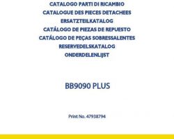 Parts Catalog for New Holland Balers model BB9090