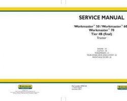 Engine Service Manual for New Holland Tractors model Workmaster 60