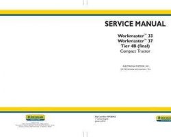 Electrical Wiring Diagram Manual for New Holland Tractors model Workmaster 37