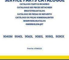 Parts Catalog for New Holland Harvesting equipment model 9090X