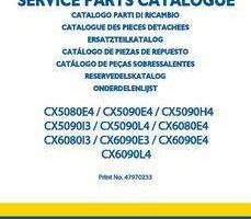 Parts Catalog for New Holland Combine model CX5090H4