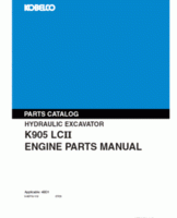 Parts Catalog for Kobelco Engines model K905