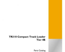 Parts Catalog for Case Skid steers / compact track loaders model TR310