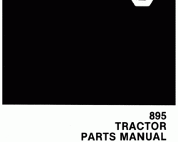 Parts Catalog for New Holland Tractors model 895