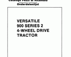 Parts Catalog for New Holland Tractors model 900