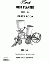 Parts Catalog for FORD Planting / seeding model C