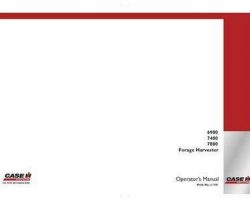 Operator's Manual for Case IH Harvester model 6900