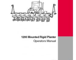 Operator's Manual for Case IH Planter model 1200